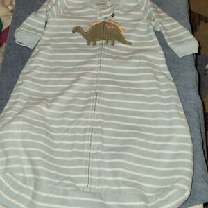 Striped Dinosaur Sleep Sack for Kids